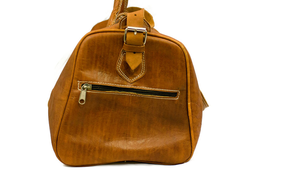 Thumbnail: 100% Genuine Leather Bag / Hand Made / Gym / School / Gift / Teen / Fathers