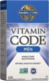 Garden of Life Vitamin Code Whole Food Multivitamin for Men, Fruit & Veggie