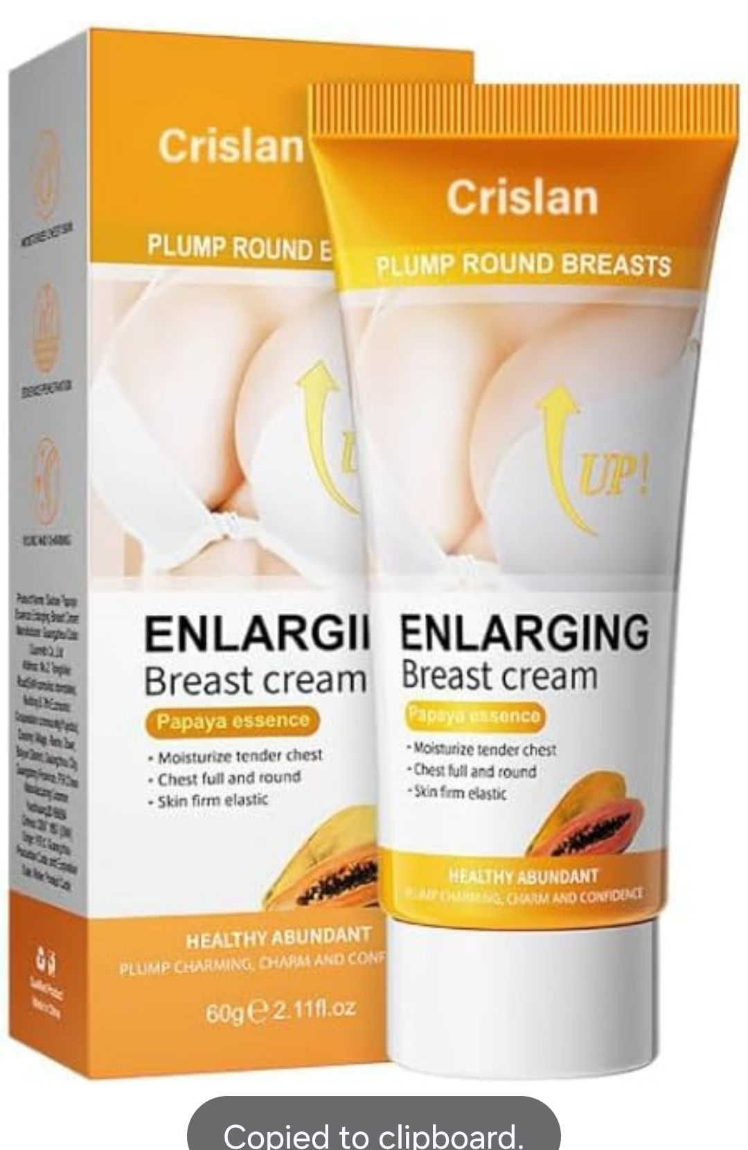 Breast Enhancement Cream, Natural Breast Enlargement Cream, Firms, Plumps