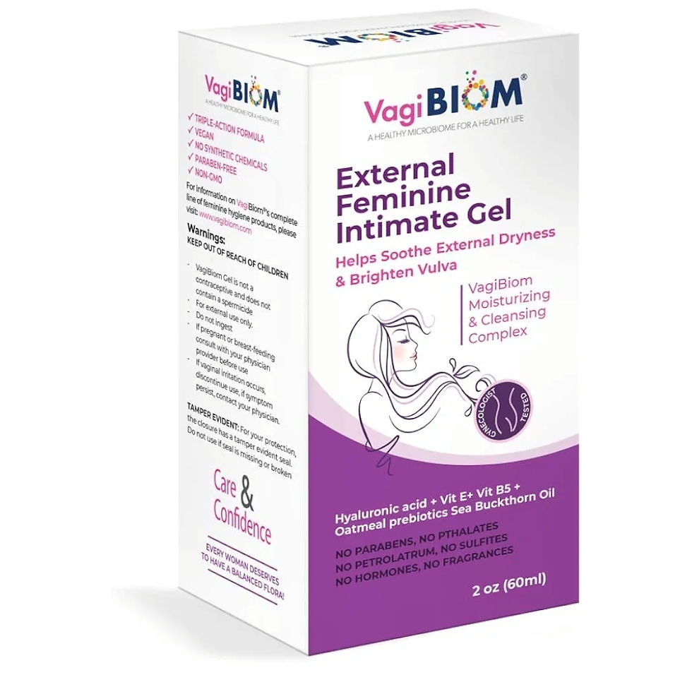 Biom Probiotics VagiBiom Vaginal External Gel: Hyaluronic acid Glutathione