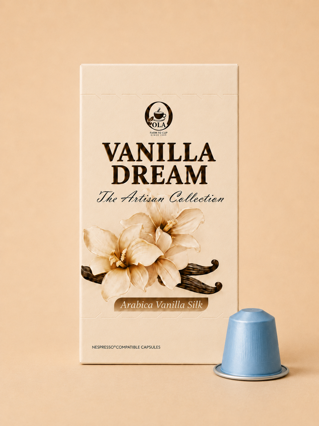 OLA’s Vanilla Dream Coffee Capsules | Nespresso® Original | 10 Capsules