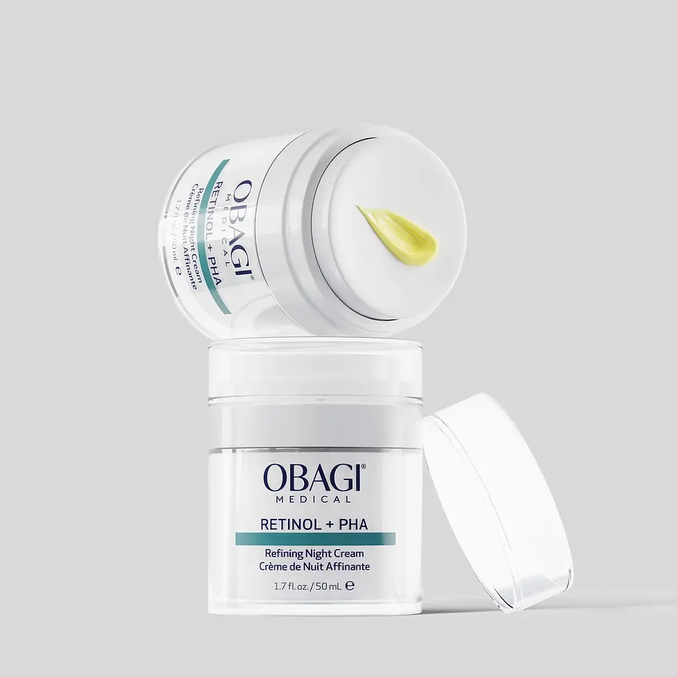 Obagi Retinol PHA Refining Night Cream for smoothing skin texture and improving overnight renewal