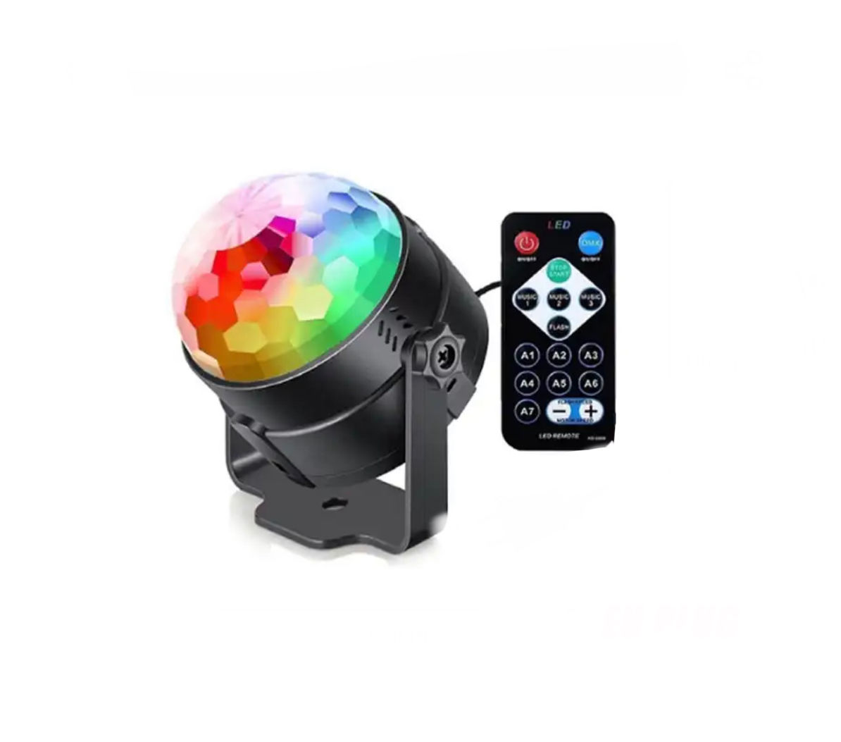 ספוט / מנורת לילה כוכבים עם שלט