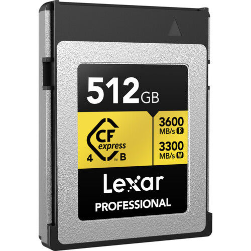 תמונה ממוזערת: כרטיס זיכרון LEXAR Professional 512GB up to 3600MB/s CFexpress™ 4.0 Type B