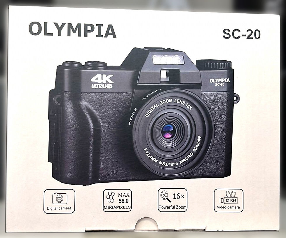 תמונה ממוזערת: מצלמה דיגיטלית OLYMPIA SC-20 תפריט בעברית עם עדשה 52 מ”מ + עדשת מאקרו נוספת