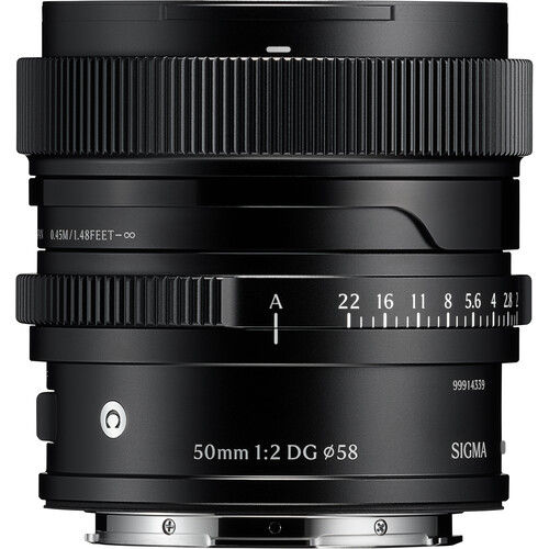 תמונה ממוזערת: SIGMA 50mm f/2 DG Contemporary Lens (L-Mount) בצבע שחור
