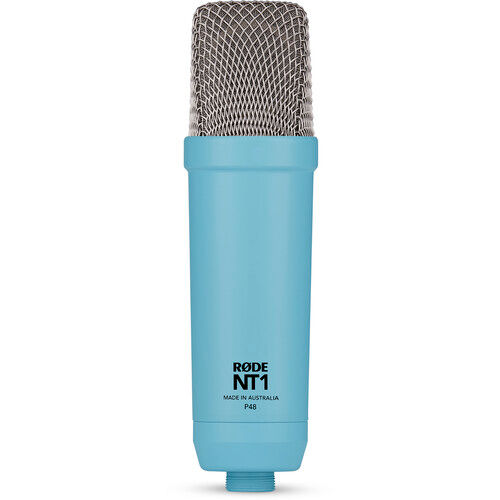 תמונה ממוזערת: RODE NT1 SIGNATURE Series Large-Diaphragm Condenser Microphone בצבע תכלת