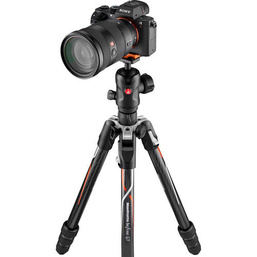 תמונה ממוזערת: חצובת MANFROTTO Befree GT Sony α Travel Carbon Fiber Tripod with 496 Ball Head