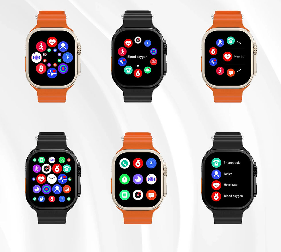 תמונה ממוזערת: שעון חכם בצבע שחור