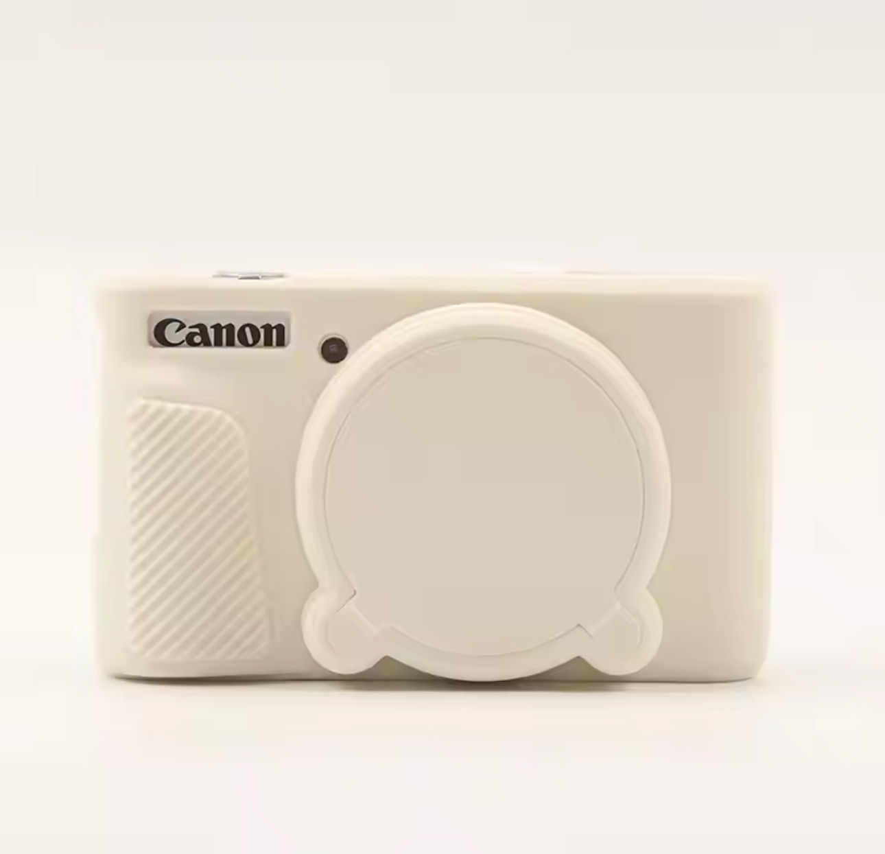 כיסוי סיליקון למצלמה CANON SX740 HS בצבע בז׳