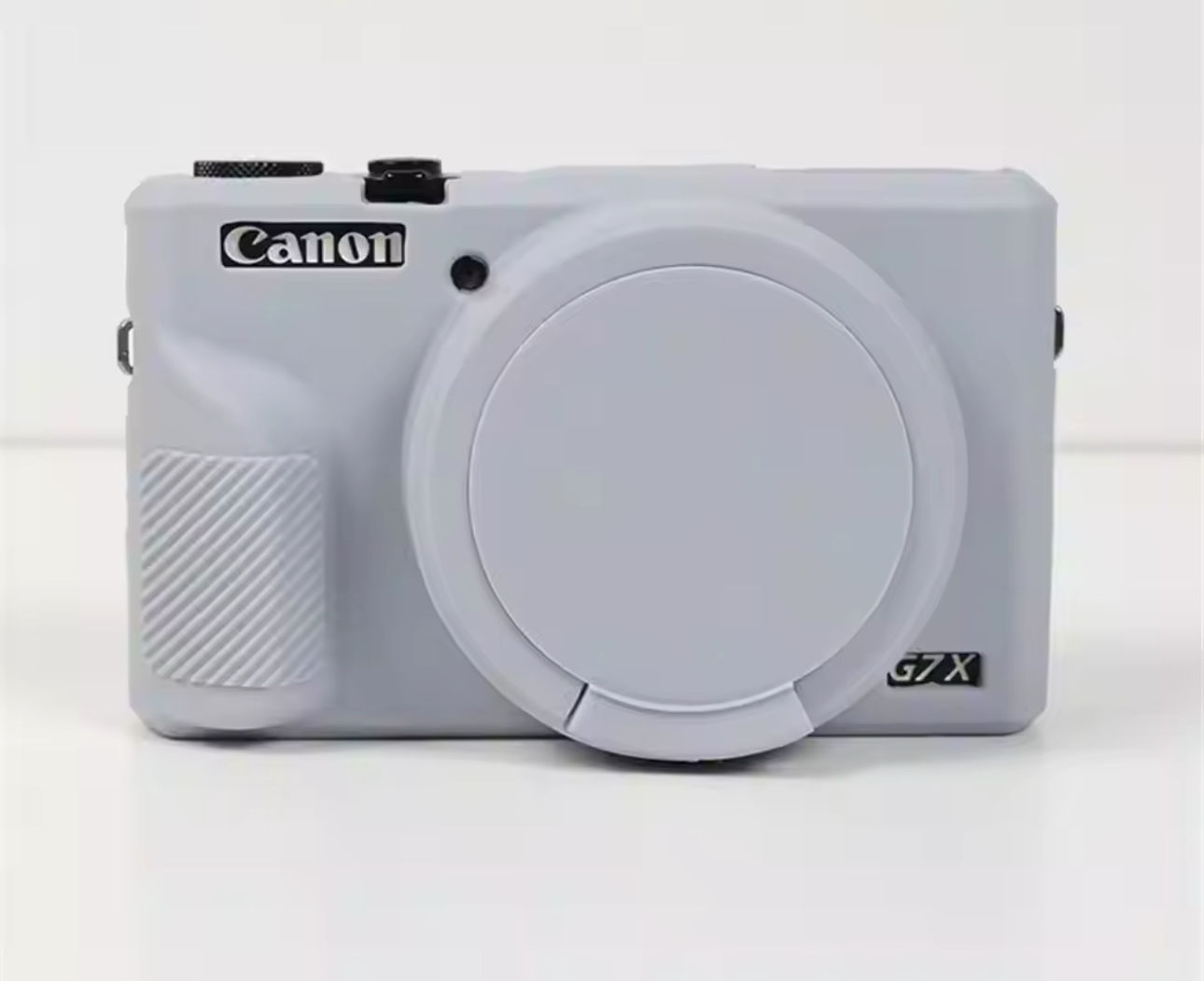 כיסוי סיליקון למצלמה CANON G7X Mark III בצבע אפור