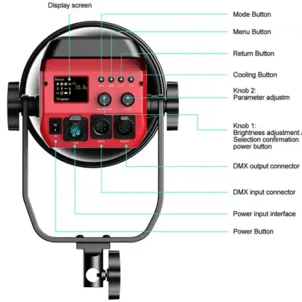 תמונה ממוזערת: פנס לד GVM Pro SD300C RGB & Bi-Color