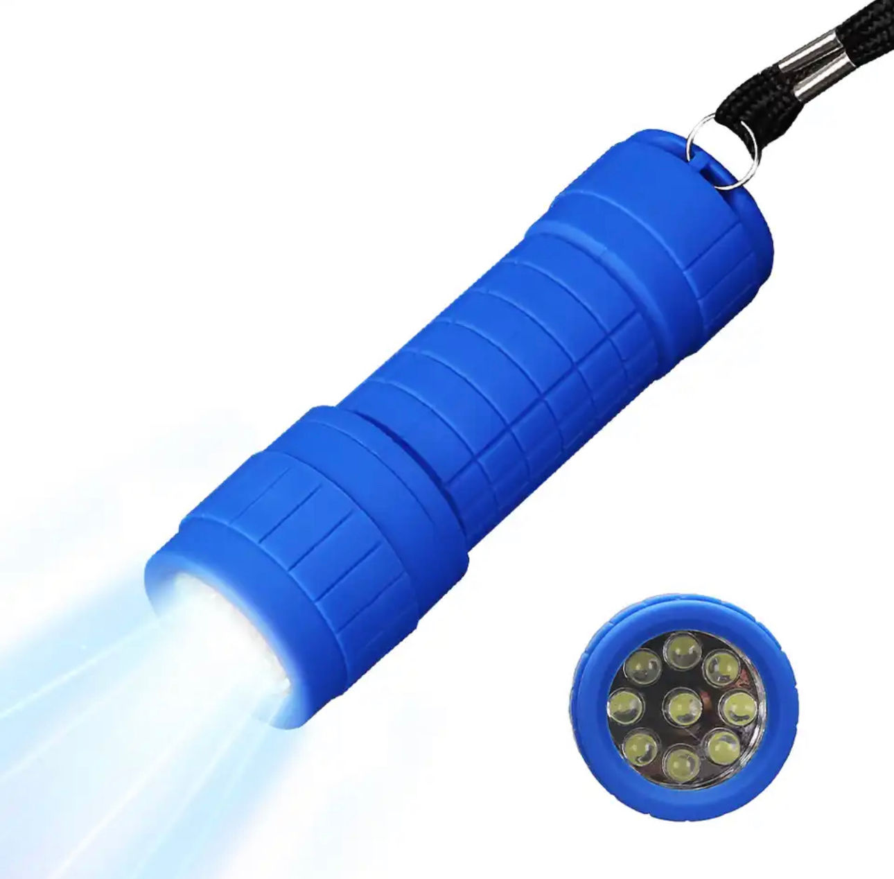 מיני פנס לד עם סוללות AAA