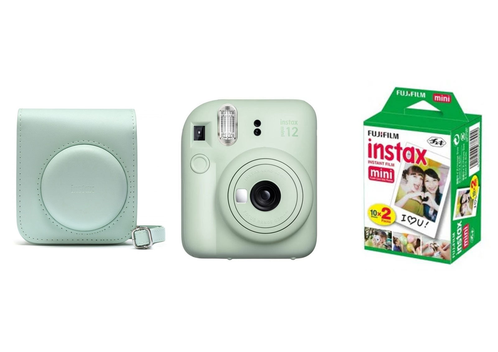 ערכת Fujifilm Instax Mini 12 בצבע ירוק