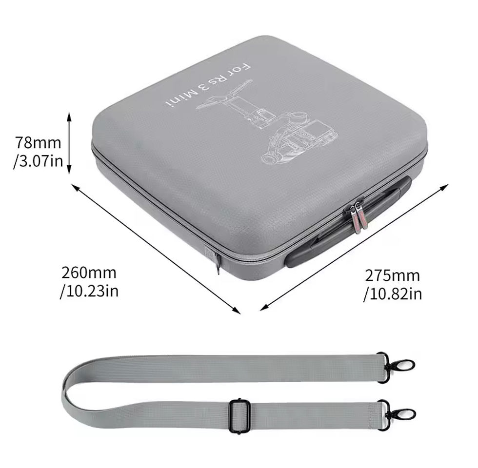 תמונה ממוזערת: תיק איכותי קשיח לגימבל DJI RS3 MINI