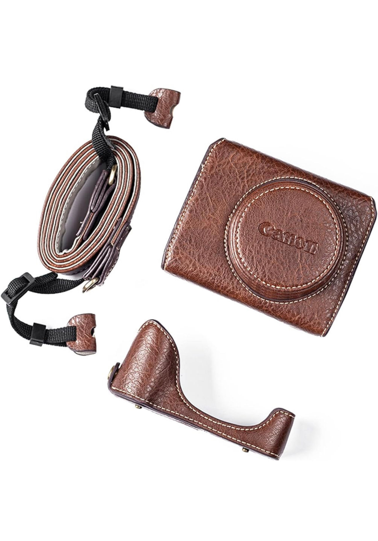 תיק עור קנון למצלמה CANON Powershot G7X בצבע חום