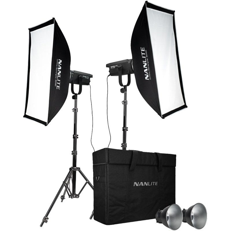 תמונה ממוזערת: NANLITE FS150 2KIT with Light Stand