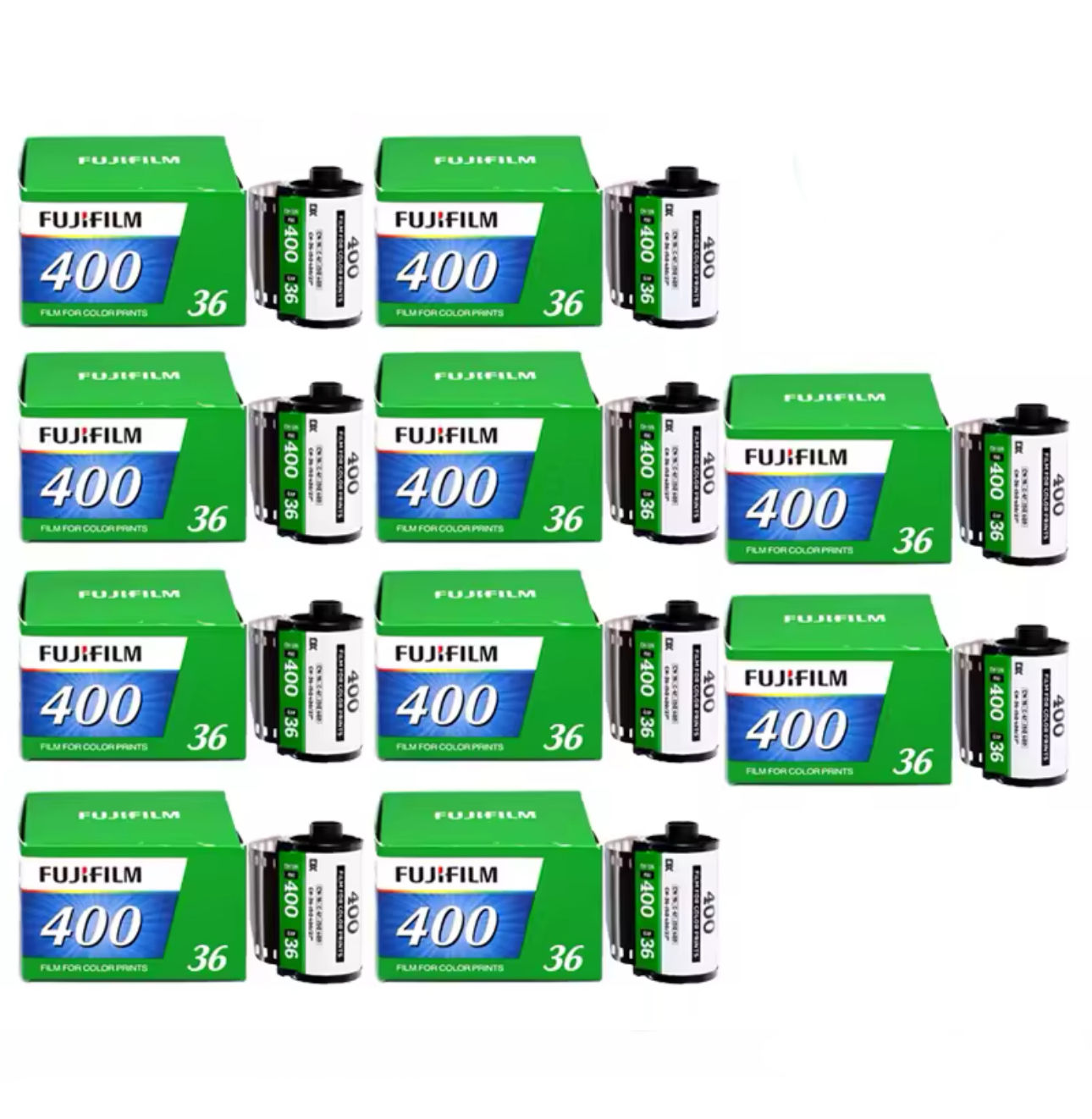 מארז 10 פילים 36 תמונות Fujifilm 35mm ISO 400