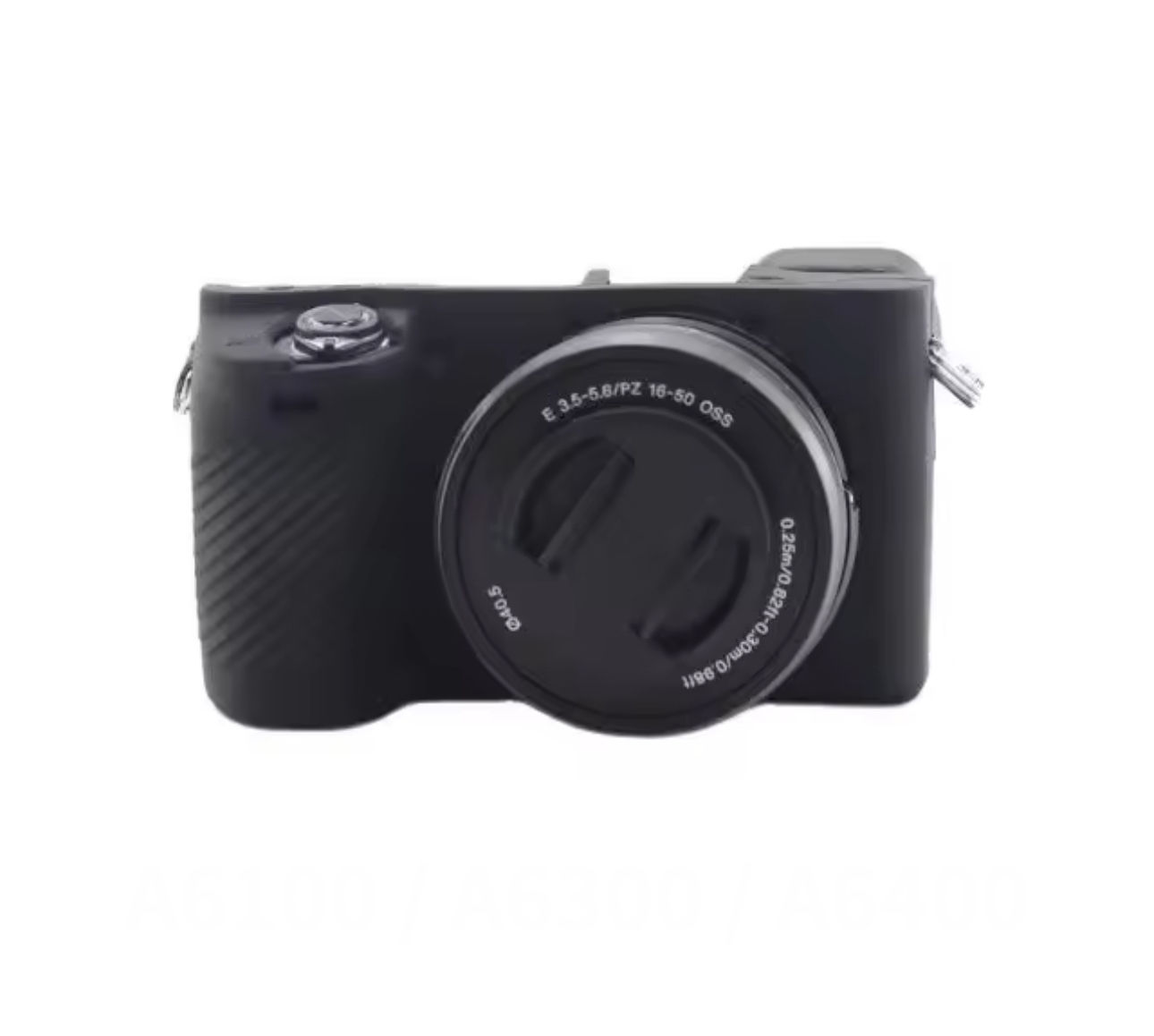 כיסוי סיליקון למצלמה SONY A6100 / A6300 / A6400 בצבע שחור