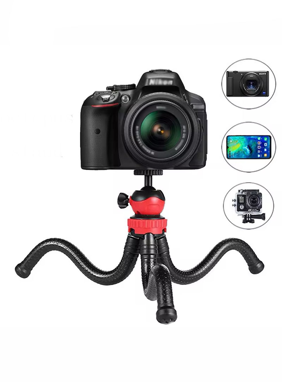 תמונה ממוזערת: חצובה קטנה מקצועית גמישה