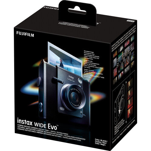 תמונה ממוזערת: מצלמה פיתוח מיידי Fujifilm Instax WIDE EVO Hybrid בצבע שחור