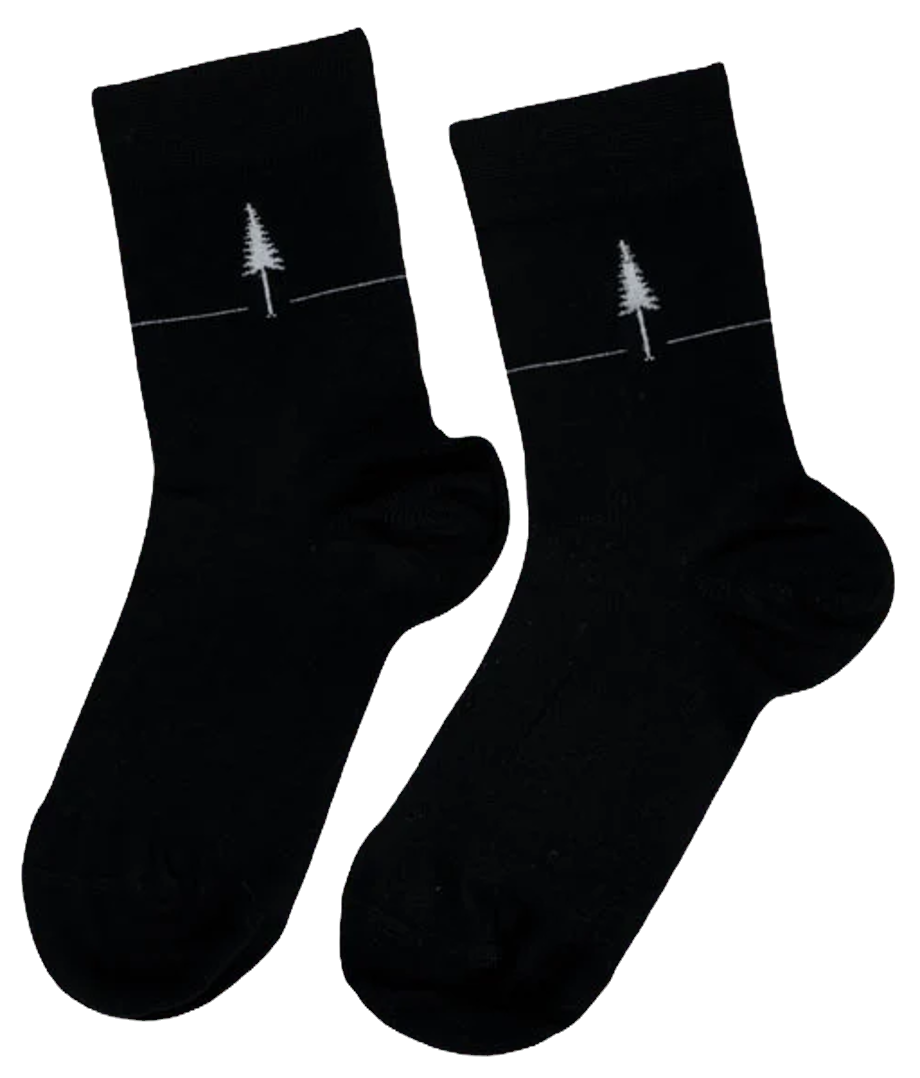 TreeSocks Standard / color: Single Black / size 41-46