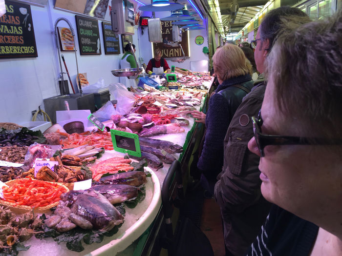 The Barcelona fresh market