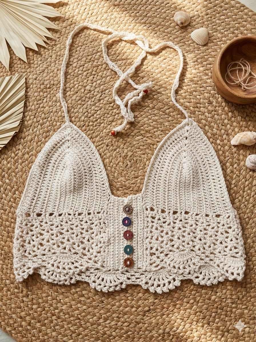 Miniatura: Top Flor de Algodão