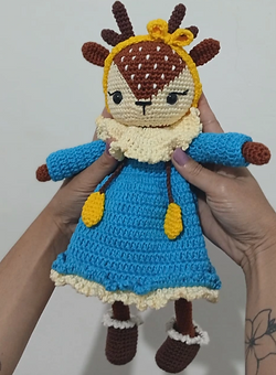 Amiguinhos e bichinhos em crochê em fio anti-alérgico, substitue a pelucia