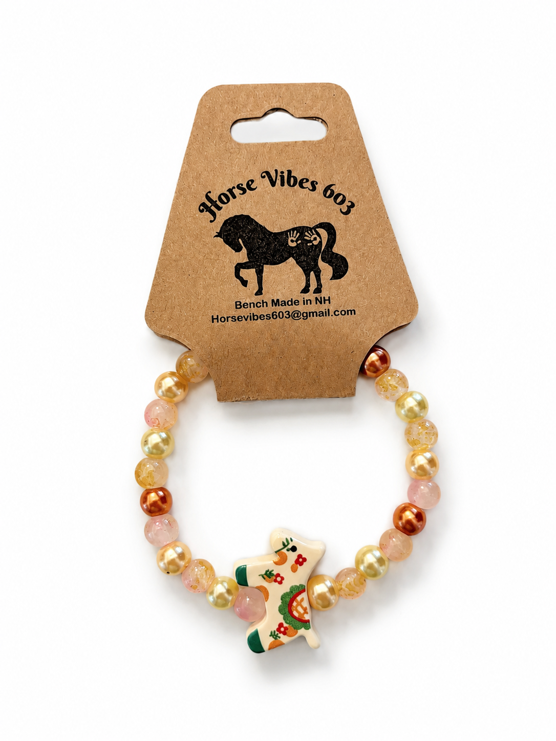 Horse Vibes 603 Bracelet in Blush Pink