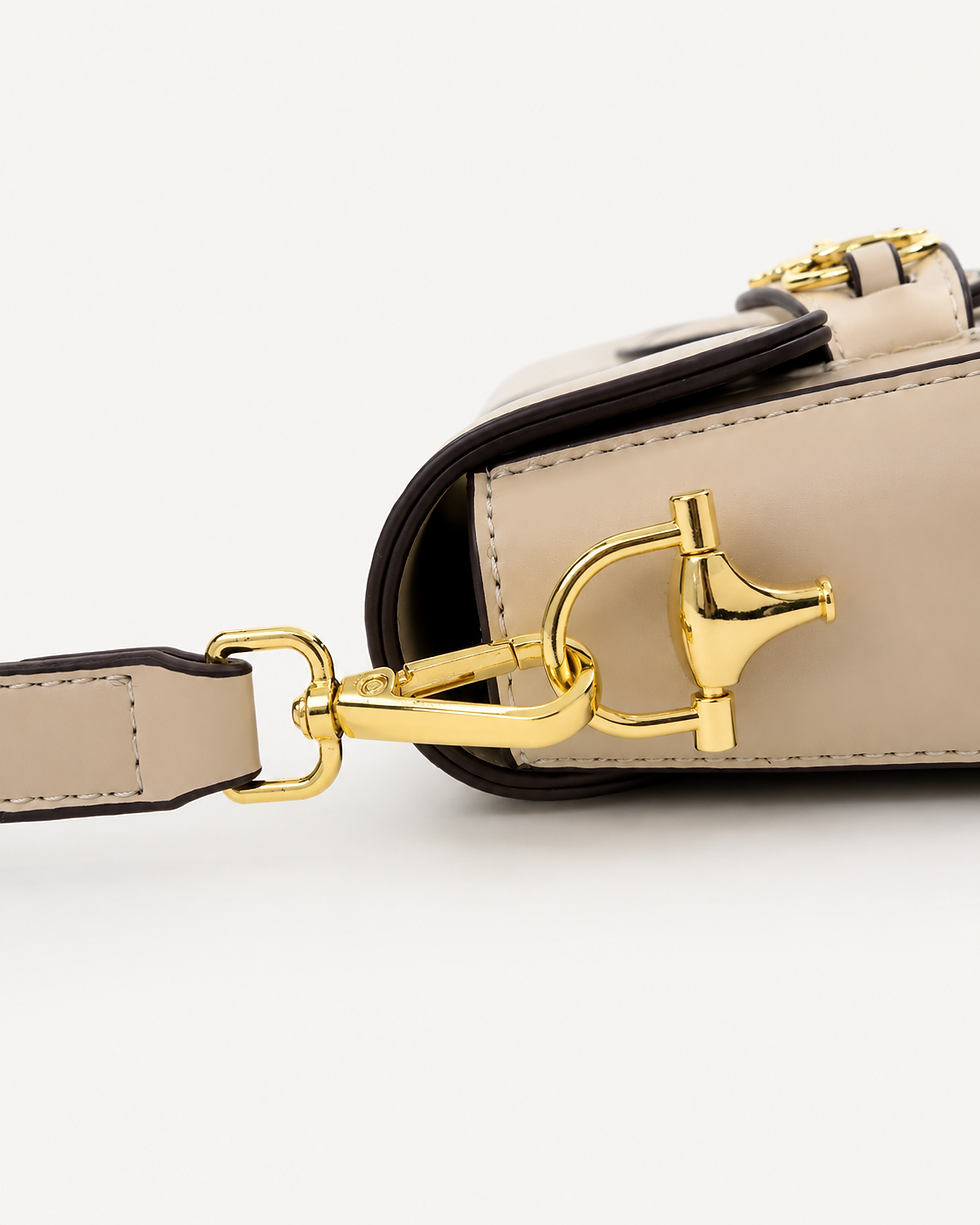 Thumbnail: Classic Snaffle Bit Handbag in Khaki