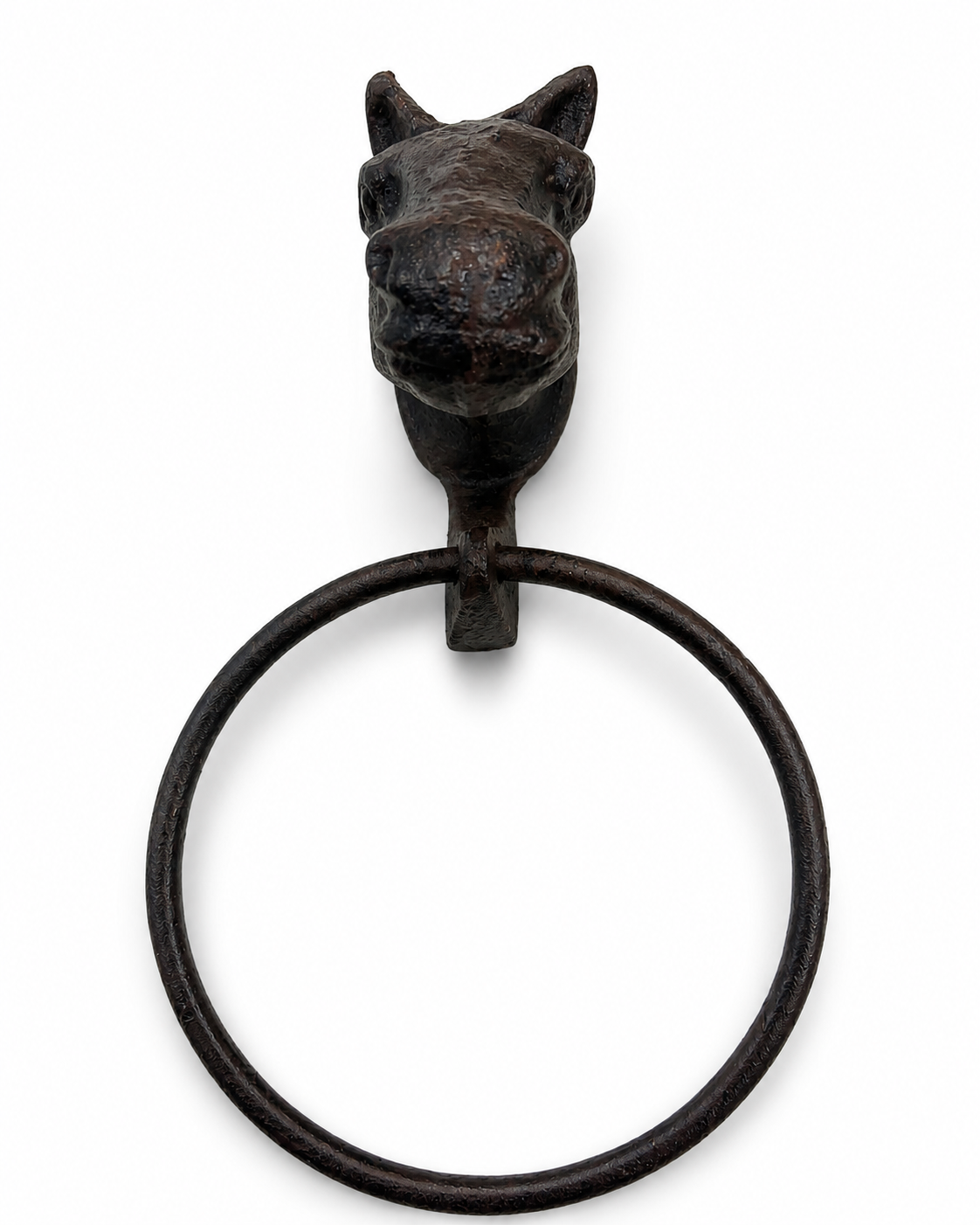 Metal Horse Head Towel Holder