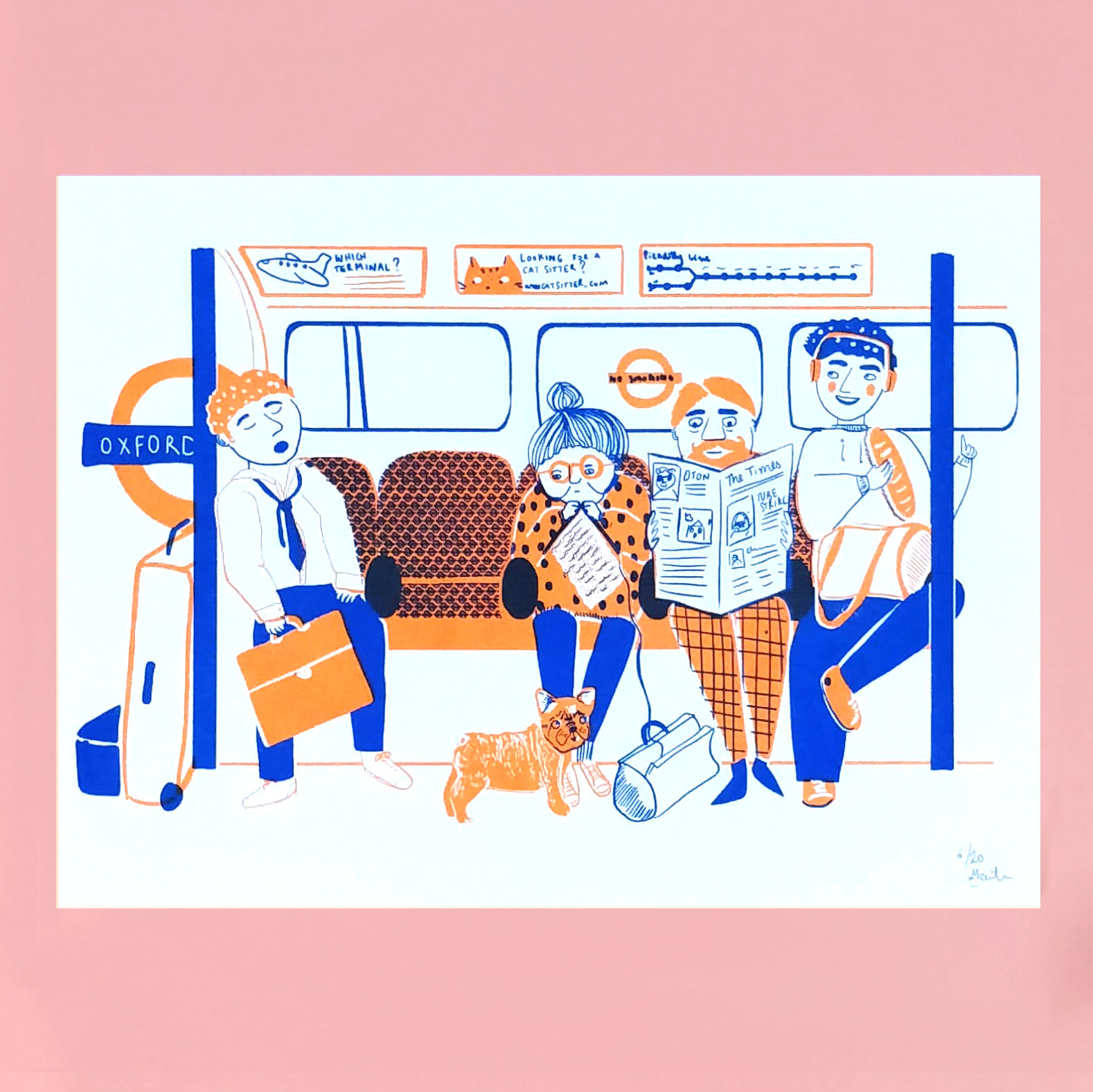 London Tube Print