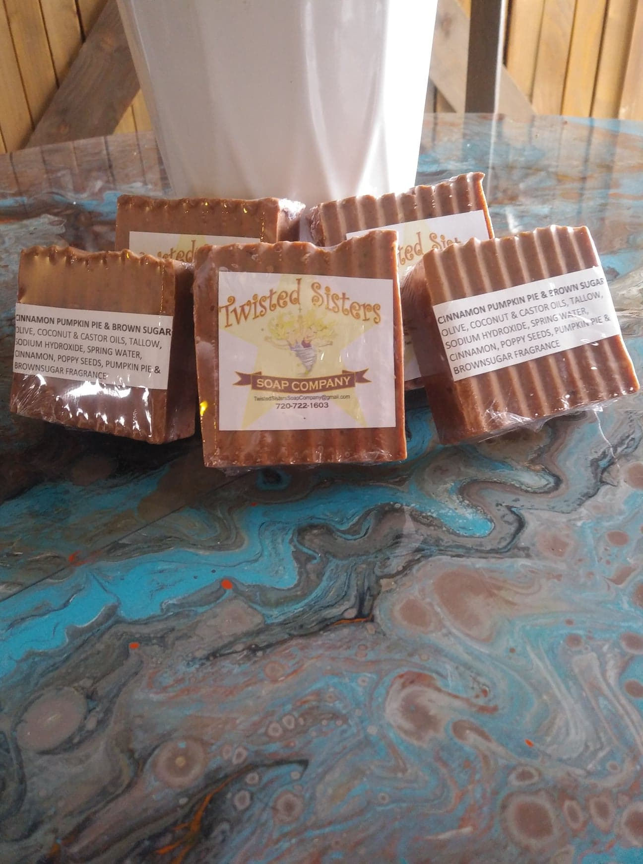Artisan Homemade Pumpkin Pie and Cinnamon Artisan Bath Bars