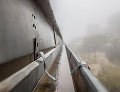 Rainy Roof Gutter