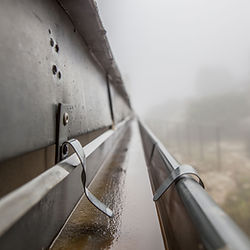 Rainy Roof Gutter