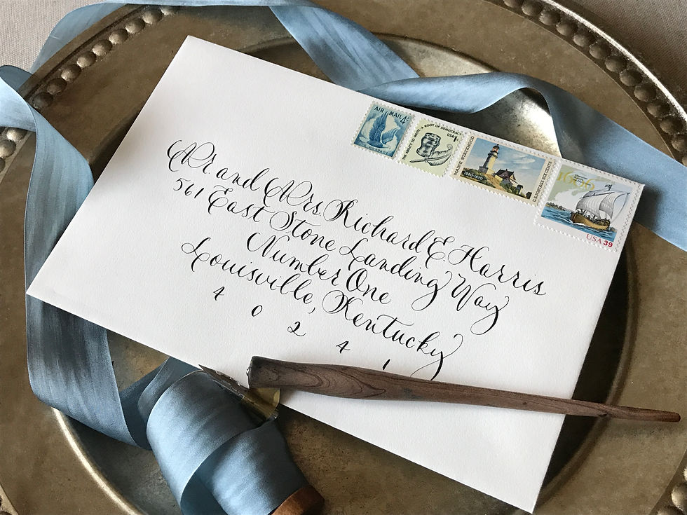 Envelope Calligraphy