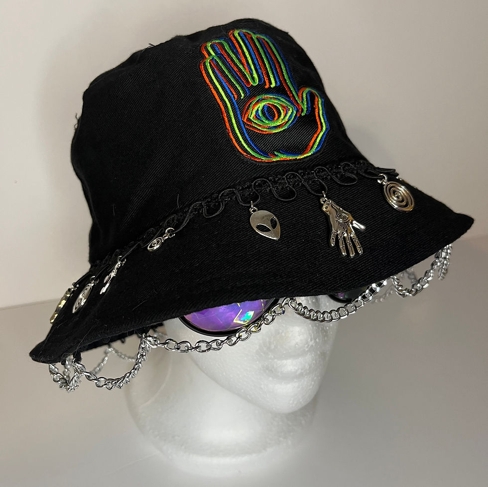 Thumbnail: Spiral Space Mom Custom Bucket Hat