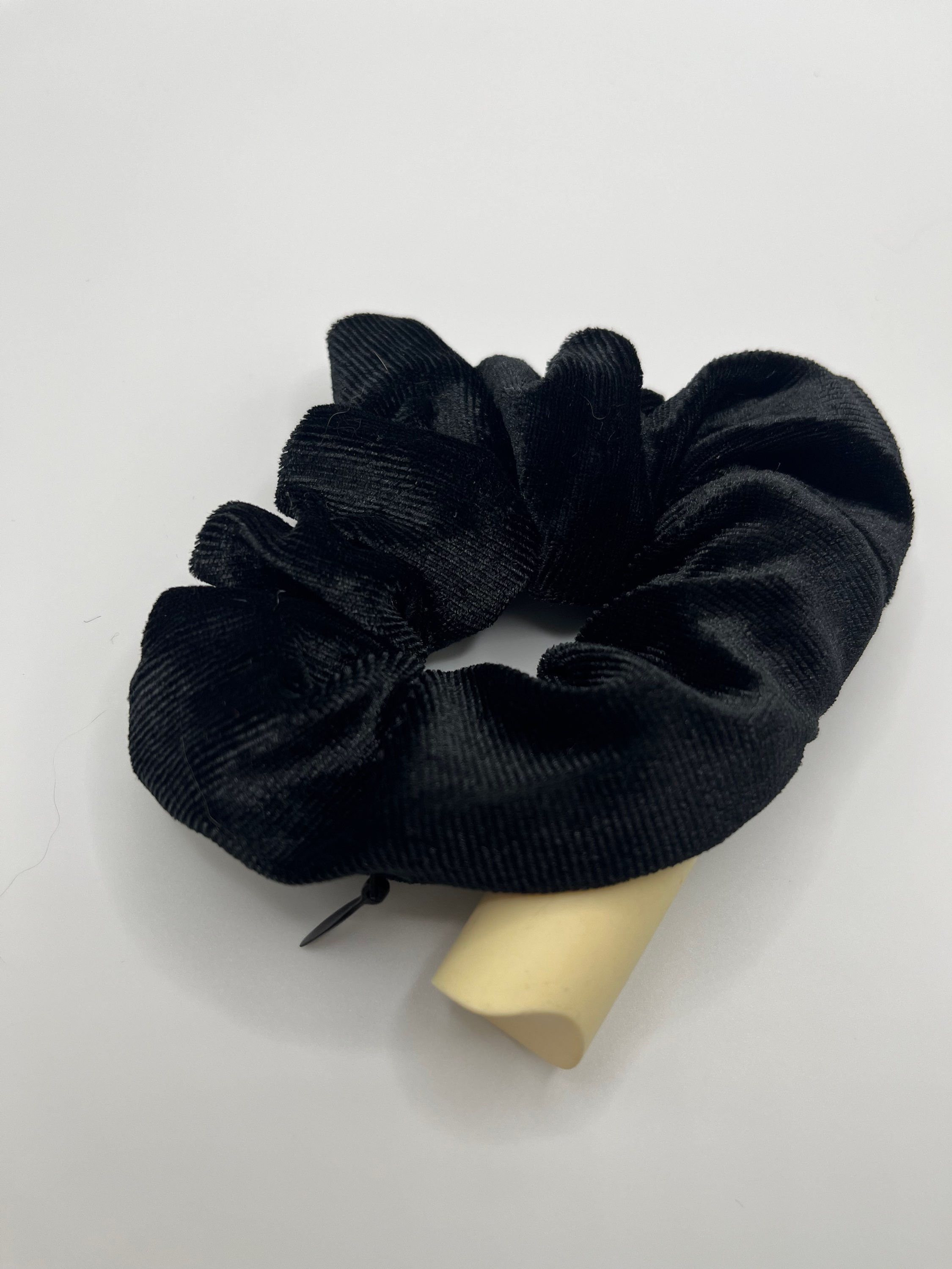 Jet Black Stash Scrunchie