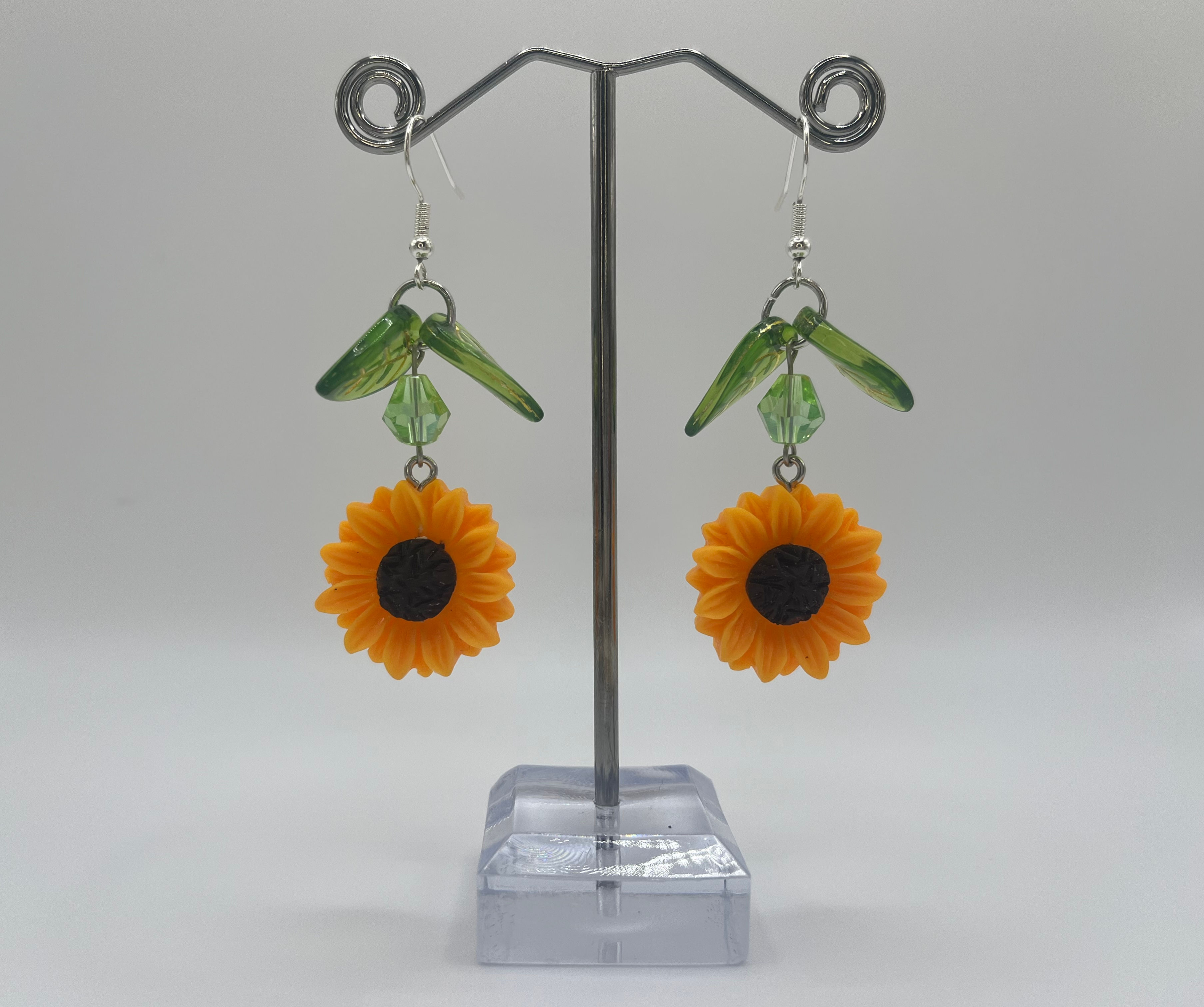 Sunflower Dangle Earrings