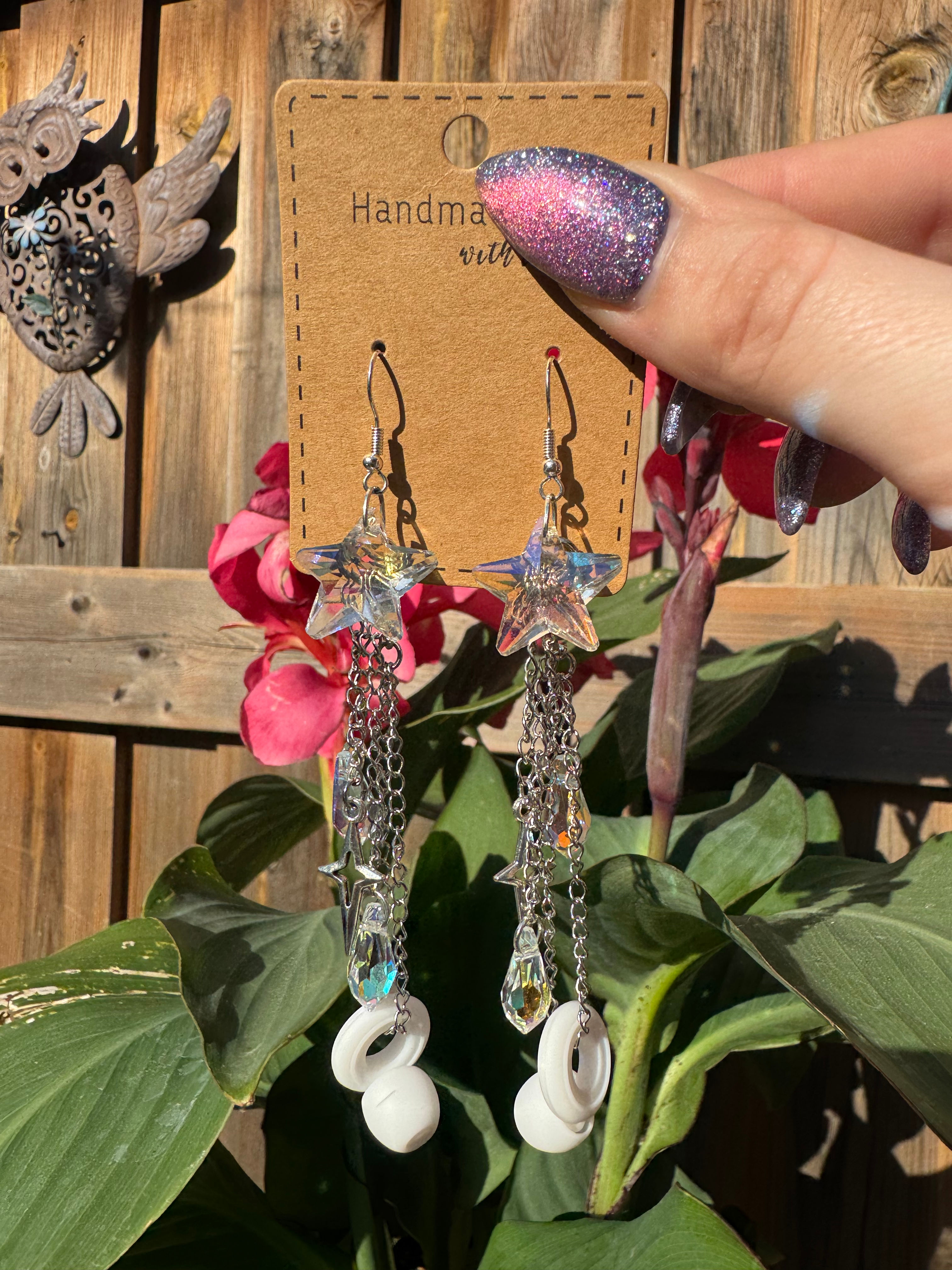 SHOOT FOR THE STARS EARPLUG EARRINGS