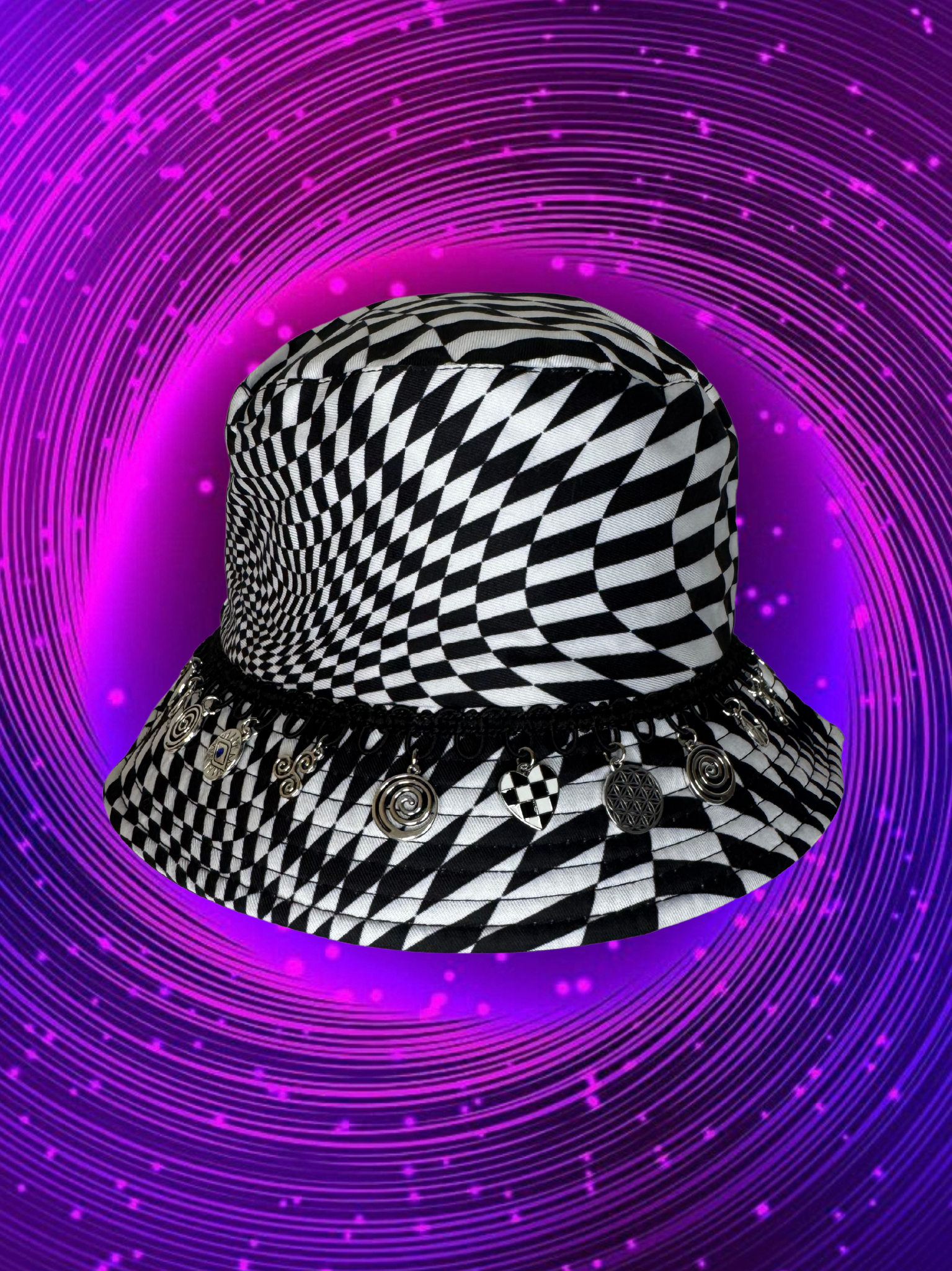 TRIPPY VERTIGO BUCKET HAT