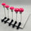 Thumbnail: 10 Pack Pink Mushroom Sprout Clips