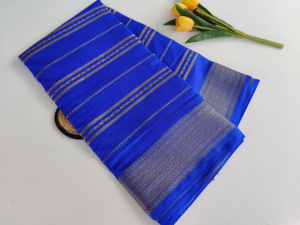 Thumbnail: SR0078.Mysore Silk Saree with Zari work