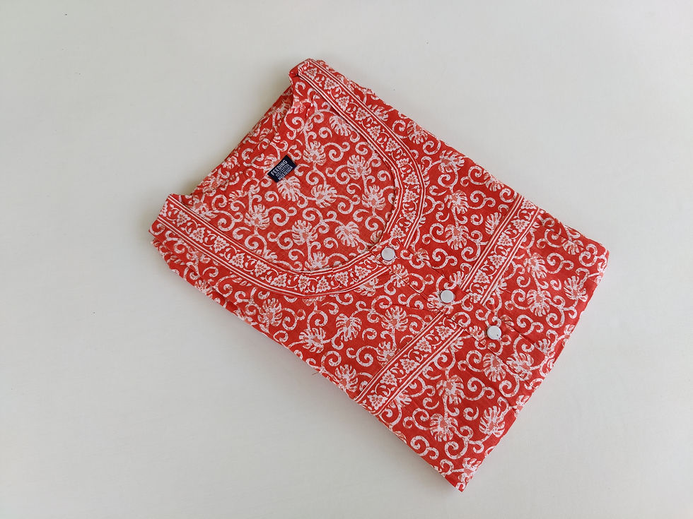 Thumbnail: FE006.Pure Cotton Feeding nighty with vertical zip