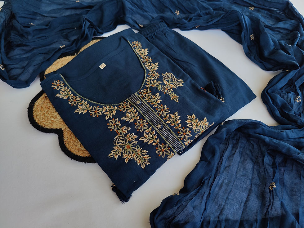 Thumbnail: KU1389.Pure Cotton Kurta set