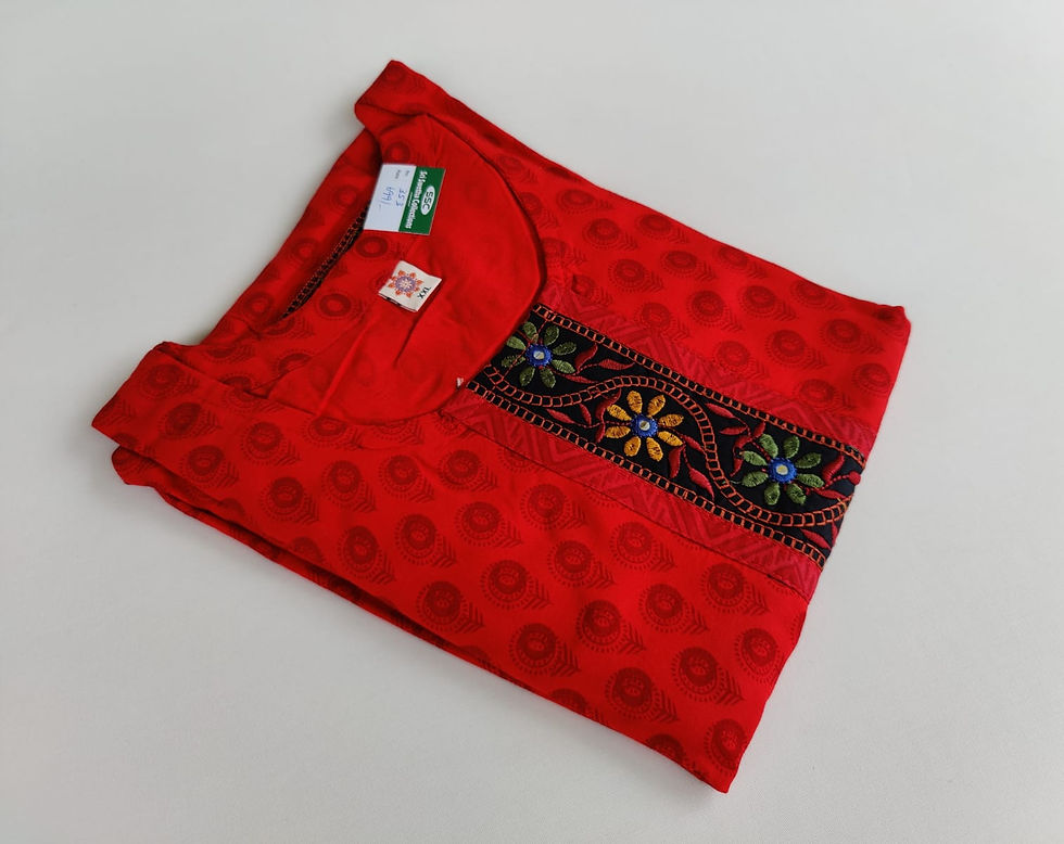 KU353.Soft Rayon Side cut Kurta