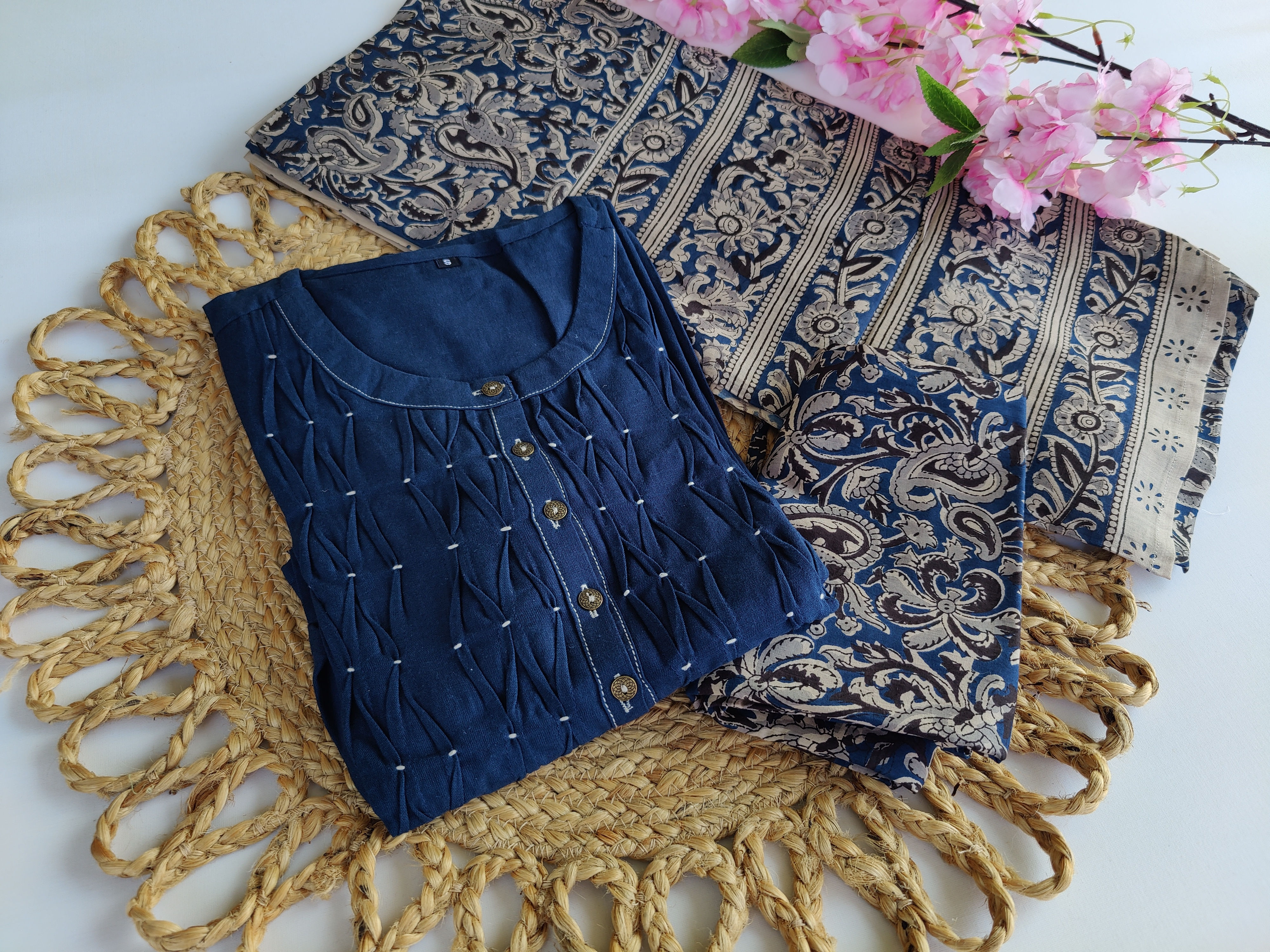 KU963.New Collections Cotton Kurta set