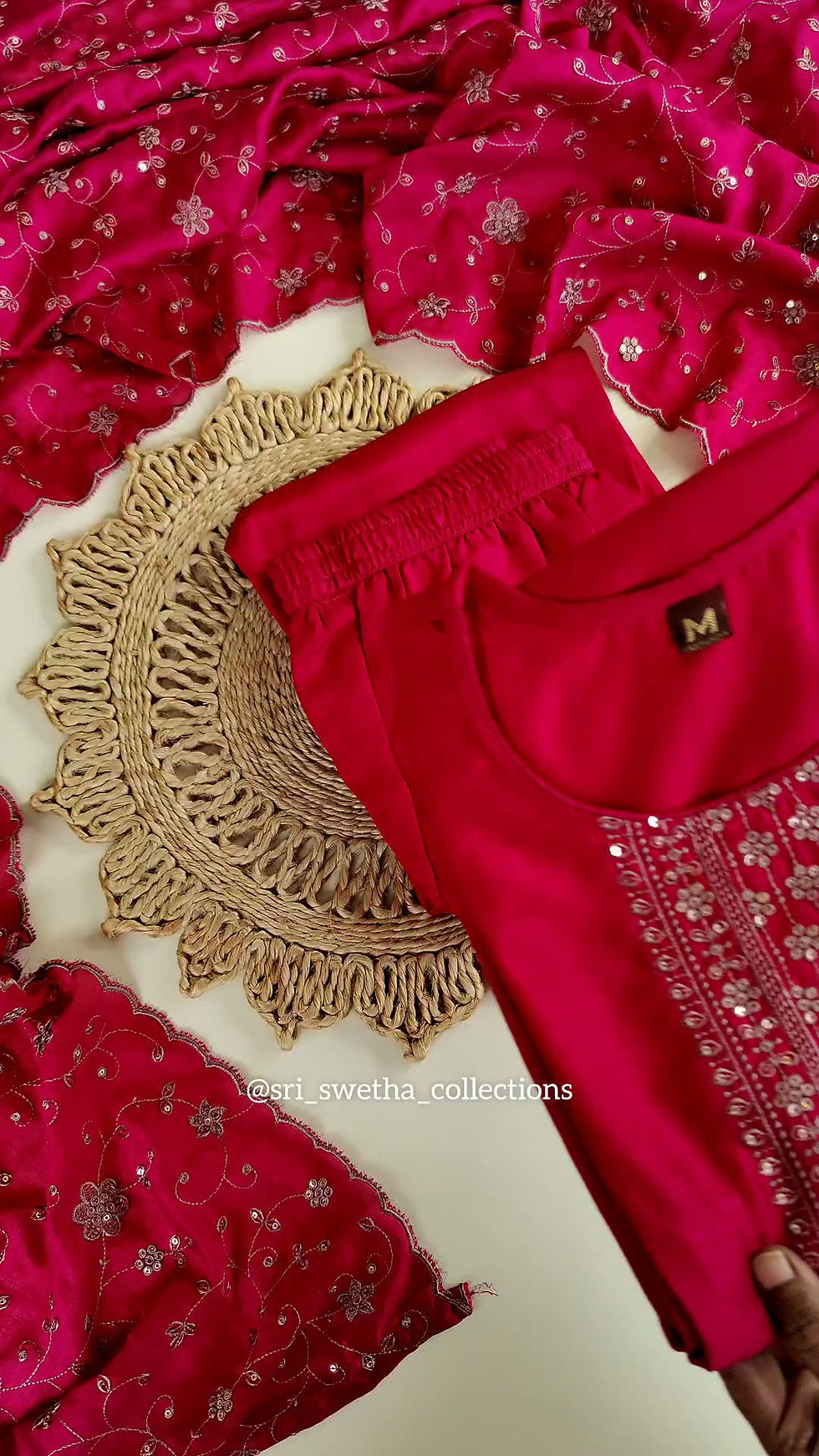 Thumbnail: KU1545.Vichithra Silk Kurta Set