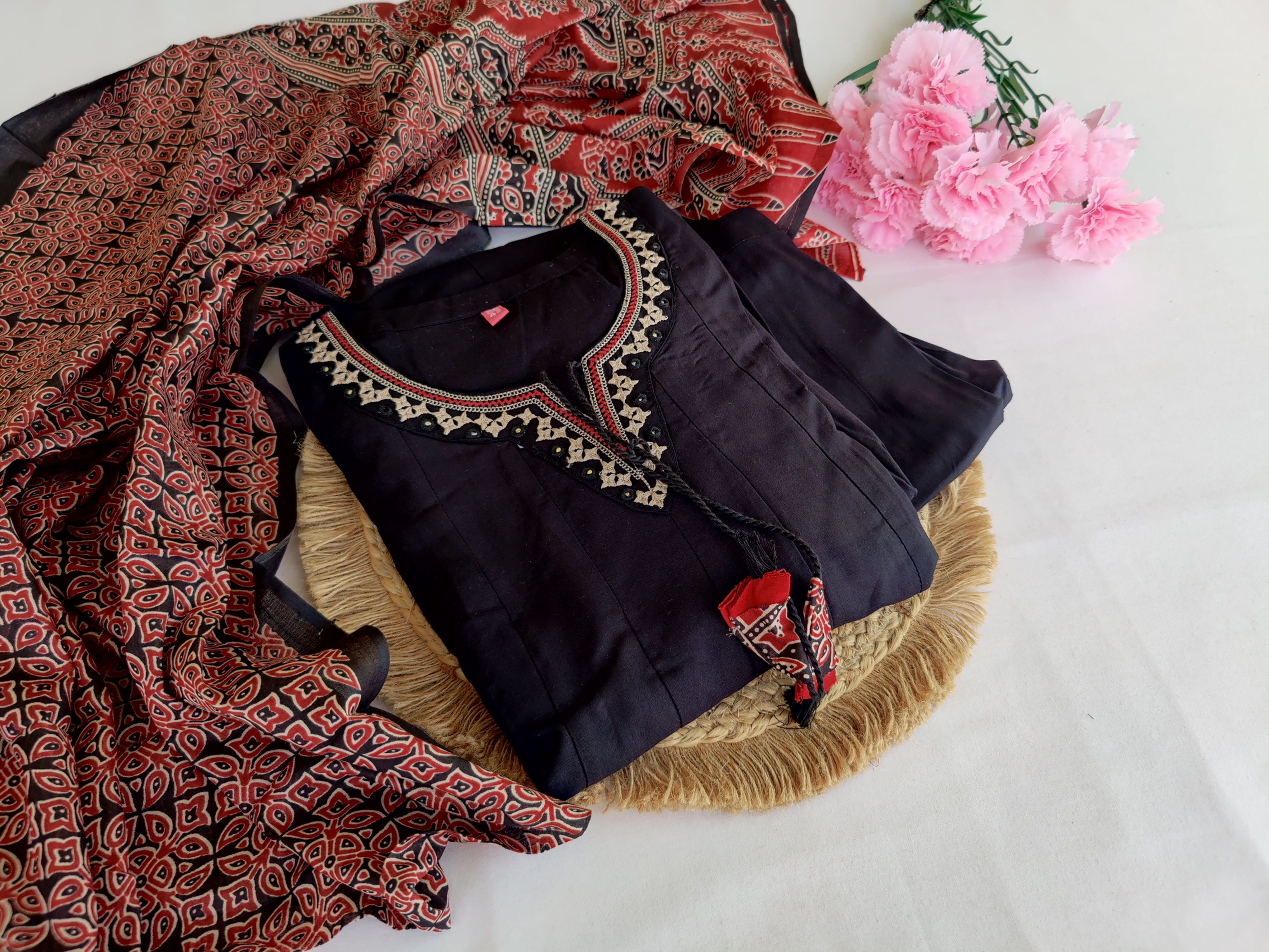 KU1479.Pure Gajji Silk A-line Frock